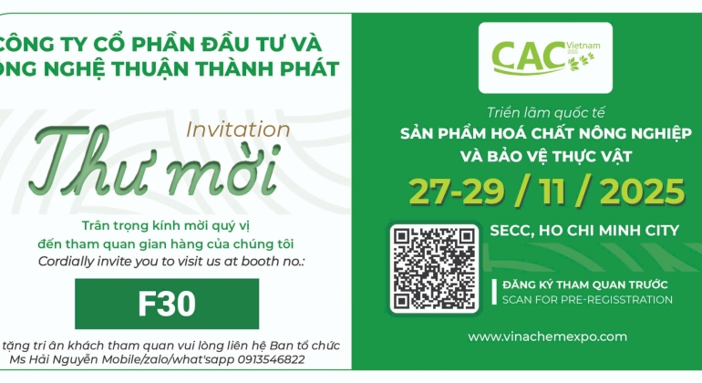 International Exhibition on Agricultural Chemicals and Crop Protection Products – CAC Vietnam