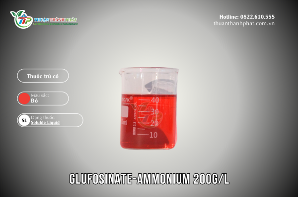 Herbicide GLUFOSINATE AMMONIUM 200G/L - BATA SAS 200SL