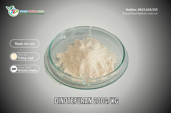 Thuốc trừ sâu DINOTEFURAN 200G/KG